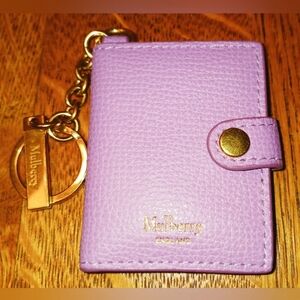 Mulberry leather lilac photo bag charm